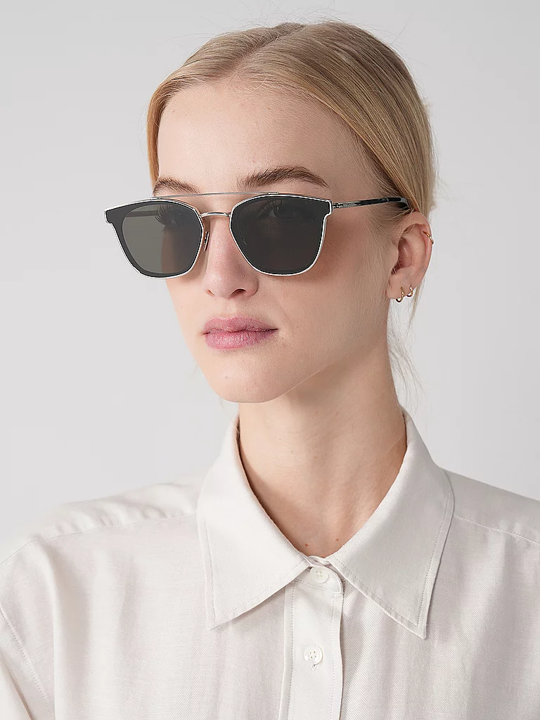 Saint Laurent SL28 Metal Sunglasses Silver 2